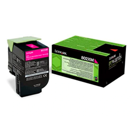 Lexmark 80c2xme Toner Magenta para Impresora Láser, Original, Rendimiento 4000 Páginas