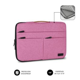 Maletín para Portátil Subblim Air Padding 360 Gris Rosa