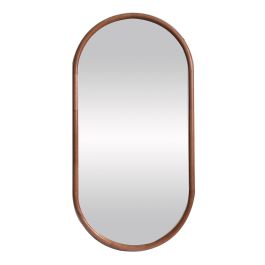 DKD Home Decor Espejo Urban Ovalado de Hevea y Cristal Natural 110 x 55 cm Precio: 132.94999993. SKU: B1AVY9AKX9