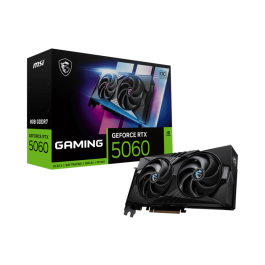 MSI GeForce RTX 5060 Gaming OC NVIDIA Tarjeta Gráfica 8GB GDDR7 PCIe 5.0 con 2 Ventiladores Activos y Resolución 8K Precio: 386.50000048. SKU: B16FLX24T2