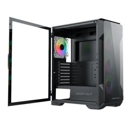 Keep Out Caja Ordenador Gaming XC-901 PRO Negro, Soporte E-ATX/ATX, Cristal Templado ARGB, 4 Ventiladores Incluidos Keep Out Caja Ordenador Gaming XC-901 PRO Negro, Soporte E-ATX/ATX, Cristal Templado ARGB, 4 Ventiladores Incluidos