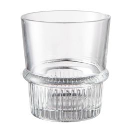 La Mediterranea Vaso 320Ml Tirso Lines Colección Tirso ø8.5x9.45 cm (48 Unidades)