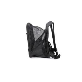 Mochila Canguro Práctica Negra de Poliéster 30x20x34cm, Diseño Ligero y Discreto, Peso Máx. 3.5kg