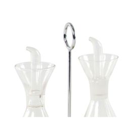 Andrea House Aceitera / Vinagrera 250 ml Vidrio y Soporte Metal 20 x 10 x 20 cm Antigoteo