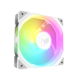 Asus TUF GAMING TR120 ARGB Ventilador de Carcasa 12 cm Blanco, 2000 RPM, 3.3 mmH2O, 90DA0093-B09000 Asus TUF GAMING TR120 ARGB Ventilador de Carcasa 12 cm Blanco, 2000 RPM, 3.3 mmH2O, 90DA0093-B09000