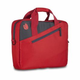 Maletín Monray Ginger para Portátiles hasta 15.6"/ Cinta para Trolley/ Rojo