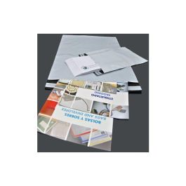 Bolsas Mensajería Estándar Plástico Opaco 175x250+40 Solapa Blanco - Interior Negro -Pack De 100Ud- Precio: 7.49999987. SKU: B12HDZPKZF