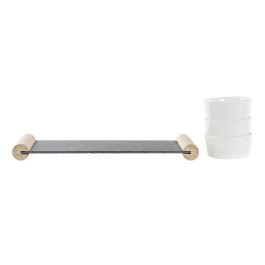 Tabla Aperitivo DKD Home Decor Negro Blanco 10 x 5.8 x 33 cm Set de 4 Tabla Aperitivo DKD Home Decor Negro Blanco 10 x 5.8 x 33 cm Set de 4