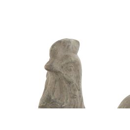 DKD Home Decor Figura Cottage Gris Gallina Cemento 16 x 32 x 25 cm