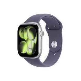 Apple Watch Series 11 GPS + Cellular 46mm Caja de Aluminio Plateado con Correa Deportiva Púrpura Niebla Talla S/M Precio: 637.49999984. SKU: B14SFPCSK8