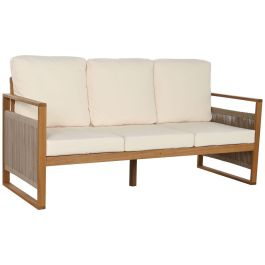 Sofa Terraza Y Jardin DKD Home Decor Marron Blanco 72 x 80 x 182 cm Set de 4 Sofa Terraza Y Jardin DKD Home Decor Marron Blanco 72 x 80 x 182 cm Set de 4