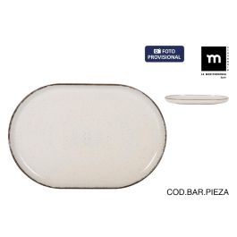 Fuente Oval Anllo Nordic Brillo 30x20x2.5 cm - Inde (12 Unidades)