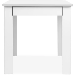 Oslo OSLO003816 Mesa Comedor Rectangular Blanca 4 personas 80 x 77 x 80 cm