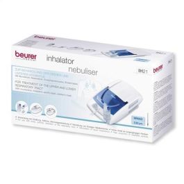 Beurer IH-21 Inhalador con Tecnología de Aire Comprimido, Ideal para Asma y Vías Respiratorias, Incluye Accesorios para Adultos y Niños