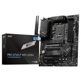 MSI Placa Base PRO B760-P WiFi DDR4 para Intel LGA 1700, Soporte DDR4, Wi-Fi Integrado