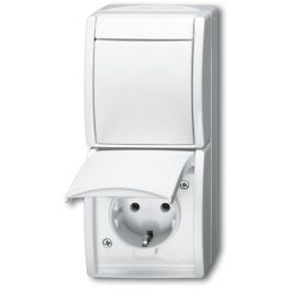 BUSCH-JAEGER 2601/6/20EW-54 Enchufe/Interruptor Combinado IP44 Blanco 250V Precio: 38.8773. SKU: B13QGFSVTC