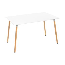 Mesa Blanco Natural 125 x 80 x 74 cm