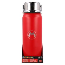 Super Mario Bros Nintendo Botella Termo Acero Inoxidable 505ml Antigoteo - Mantiene Frío 15h Calor 12h