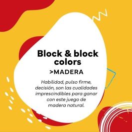 Juego block a block colores de madera 8x30x8 cm Juego block a block colores de madera 8x30x8 cm