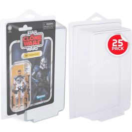 Hasbro Star Wars: Set de 25 Protectores de Plástico PET para Figuras de Acción, Libre de Ácido 0.35mm (22x13.5x5.5cm) Precio: 44.5000006. SKU: B16A3DMLYR