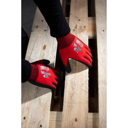 Wonder Grip Guantes de Trabajo Nailon y Nitrilo, Palma Recubierta, Flexibles y con Alta Sensibilidad Táctil, Agarre Óptimo Seco/Aceitoso, Talla 8 Wonder Grip Guantes de Trabajo Nailon y Nitrilo, Palma Recubierta, Flexibles y con Alta Sensibilidad Táctil, Agarre Óptimo Seco/Aceitoso, Talla 8