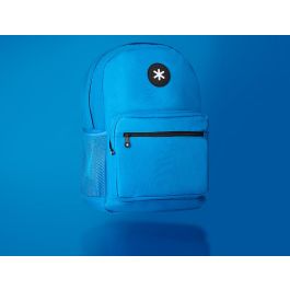 Cartera Antartik Mochila Con Asa Y Bolsillo Frontal Concremallera Color Azul 320x140x430 mm