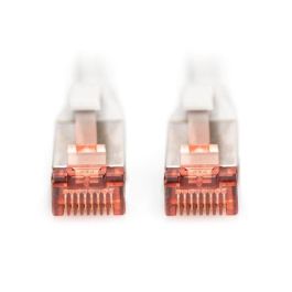 Digitus CAT 6 S-FTP patch cord, Cu, LSZH AWG 27/7, length 0.5 m, grey