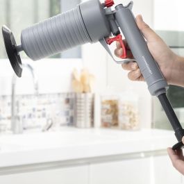 Pistola Desatascadora de Aire Comprimido Universal con Adaptadores KlinGun InnovaGoods