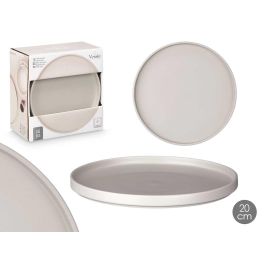 Plato Postre 20 Cm Liso Gris Vessia (24 Unidades) Plato Postre 20 Cm Liso Gris Vessia (24 Unidades)