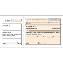 Talonario Comunidad Propietarios Loan (Set de 10) Precio: 8.90000012. SKU: B1D7H7S2S6