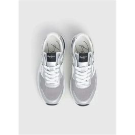 Zapatillas Casual de Mujer Pepe Jeans Kimi Mesh Gris 35