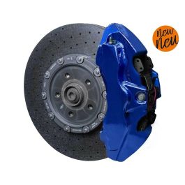 Foliatec FO2196 Laca para Pinzas de Freno Set Azul Metalizado Performance. Resistente a Calor, Químicos y Corrosión. Para 4 Pinzas.