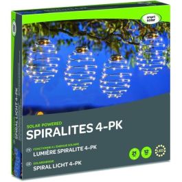 Spiralight Smart Garden Solar Linterna - Paquete de 4