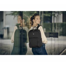 Wenger Motion Chic Mochila para Portátil de 15.6" 40,64cm Negra de Nylon con Compartimento para Tablet, Urbana