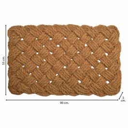 Felpudo Alexandra House Living Natural Fibra de coco 3 x 90 x 55 cm