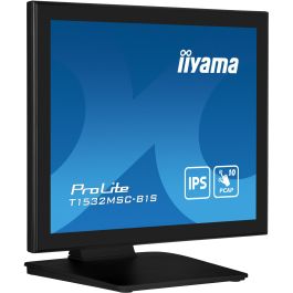 IIYAMA T1532MSC-B1S Monitor Táctil 15" (38.1cm) XGA LCD 4:3 ProLite, 10 Puntos Táctiles, HDMI+DP, 8ms, Negro