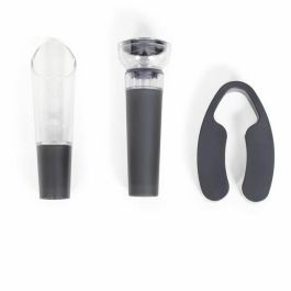 Livoo GS159 Set de Vino Eléctrico Recargable Universal con 5 Accesorios, Funciona por Presión, Capacidad 30 Botellas