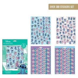 Cerdá Pack Pegatinas Stitch 18x25x0.1 cm - Set de Adhesivos Decorativos Infantiles Azules para Niños y Niñas, Edad 3+ Años