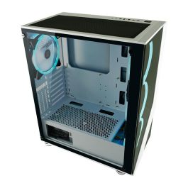 LC-Power 803W Midi Tower Gaming RGB Negro/Blanco ATX Micro-ATX Mini-ITX Vidrio Templado para Juegos