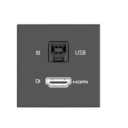 Kramer Room Connectivity Passive Black Module With 1 Hdmi Port + 1 Usbb Port Input.- Md-H+B/Af(B) (80-000358) Precio: 100.188. SKU: B1CST4RKVE