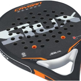 Siux CAYMAN Pala de Padel Lágrima Carbono 3K Marco Carbono/Fibra de Vidrio Tacto Medio Jugador Intermedio Avanzado