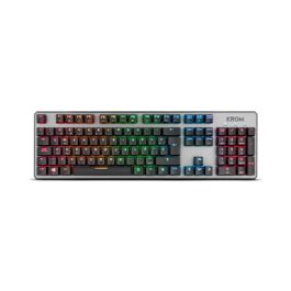 KROM Teclado Mecánico Kernel Juego USB Negro con RGB Precio: 46.49999992. SKU: S0212159