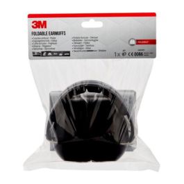 Cascos Orejeras Acolchadas con Diadema Plegable Proteccion Auditiva Peltor 90563E-1 Snr-30Db Negro 3M 7100333470