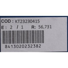 Denox Cubo Basura Reciclaje 65L Azul, Abierto - 29 x 67 x 59 cm (2 Unidades)