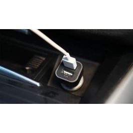 Elbe CARG-301-QC Cargador USB para Coche Doble Puerto Carga Rápida QC 3.0 Compatible Apple 2.4A Iluminación LED