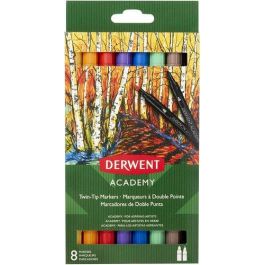 Rotul.Derwent Double Pack 8 (Punta Fina Y Punta Pincel) Precio: 13.59000005. SKU: B15TNEMS6J