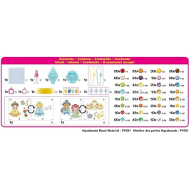 Aquabeads 31997 Mis Accesorios de Princesas de Disney Perlas que se Adhieren con Agua