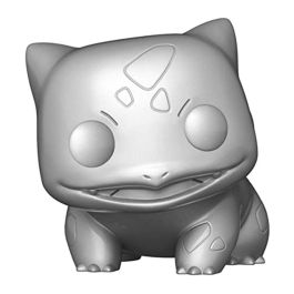 Funko Pop Pokemon Bulbasaur Plateado Efecto Metalico Edicion Especial Exclusivo Nº 453