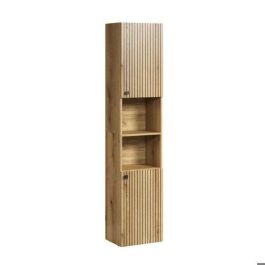 Columna de baño - Decoración roble - L40 x H186 x D31cm - PURE BLISS Columna de baño - Decoración roble - L40 x H186 x D31cm - PURE BLISS