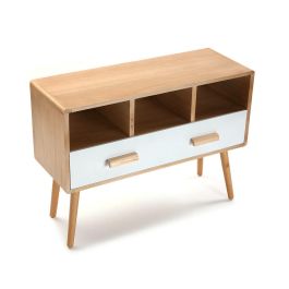 Versa Mesa 3 Celdas + 1 Cajón Sherwood 30x60x80 cm Madera de Pino/MDF/Paulownia Estilo Fusión-Chic Precio: 86.49999963. SKU: B1CZ2CFQKC